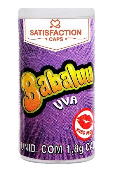 Babaluu Uva Bolinha em Cápsula 3 Unidades Satisfaction Caps