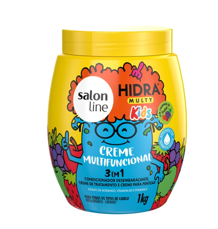 Creme Multifuncional 3 em 1 Hidra Kids Multy 1kg