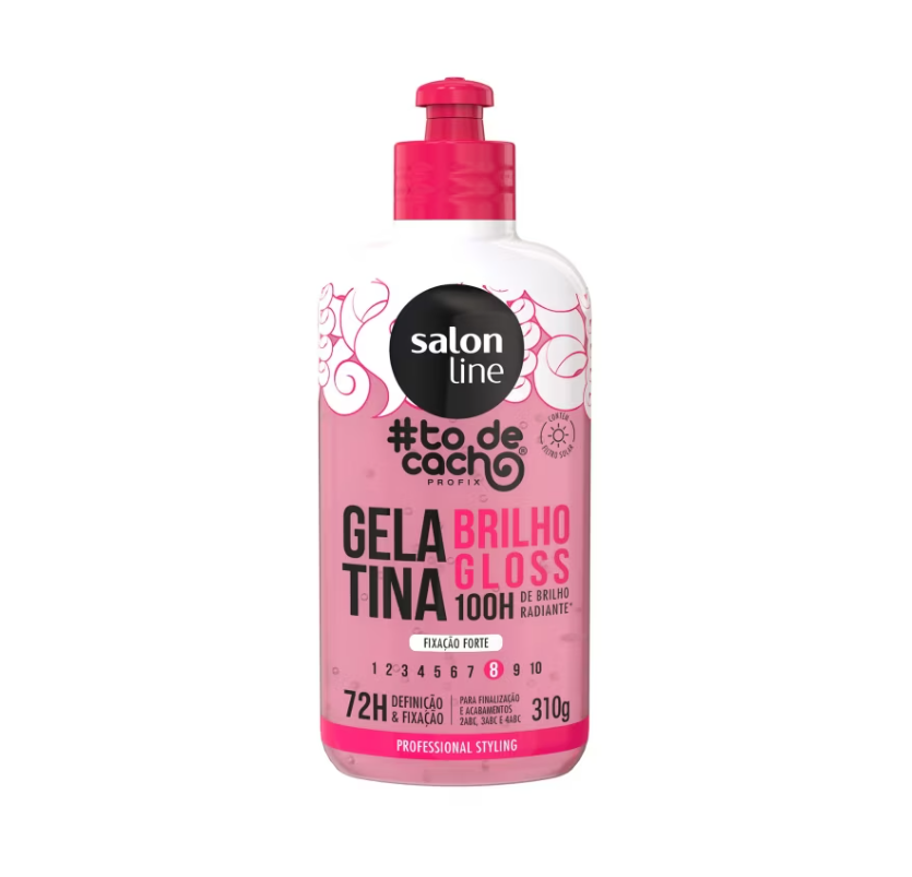 Gelatina Brilho Gloss Intenso #todecacho Professional Styling 310g