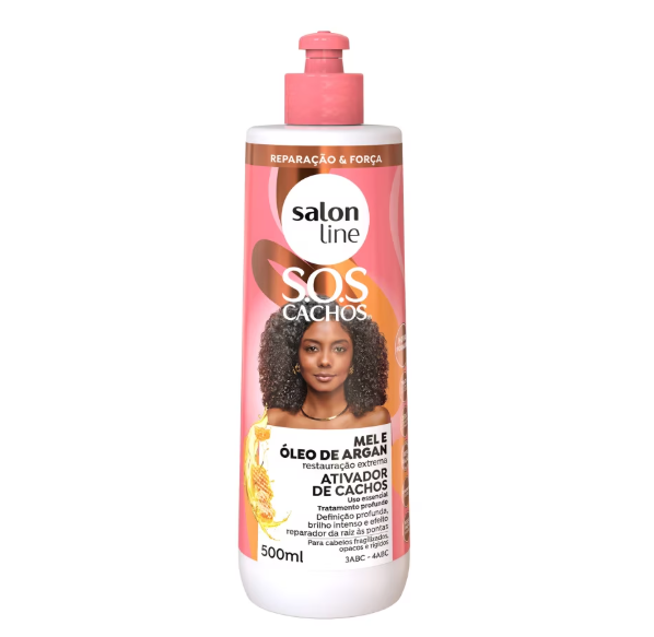 SOS Curls Honey and Argan Oil Curl Activator 500ml