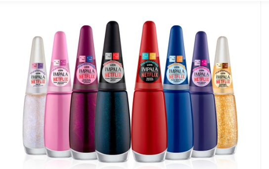 Collection 8 Nail Polishes Impala Netflix Maratonando