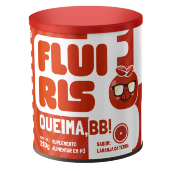 Fluiris Queima BB Suplemento Alimentar em Pó 210g Sabor Laranja da Terra