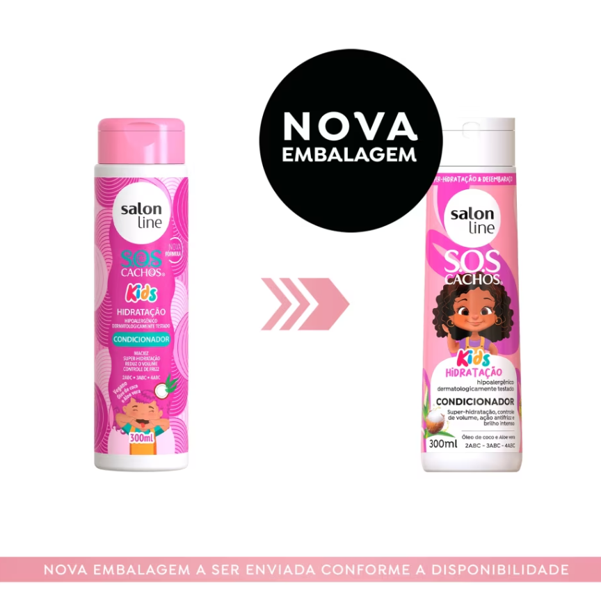 SOS CACHOS KIDS HIDRATAção Conditionner Salon Ligne 300ml