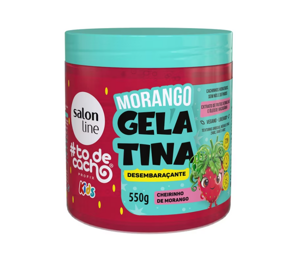 Strawberry Styling Gel #todecacho Kids Detangling Gel 550g