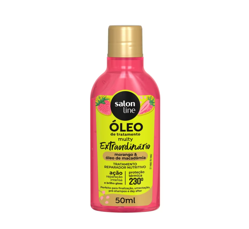 Óleo Reparador Morango Cachos dos Sonhos Multy Extraordinário 50ml