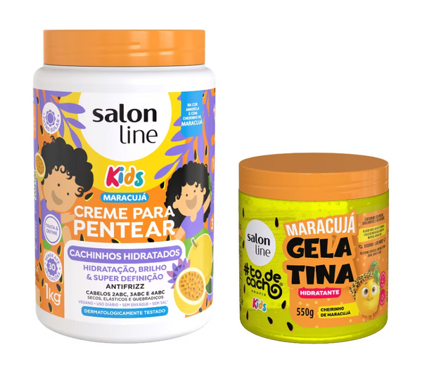 Styling Cream Kit for Hydrated Curls + Passion Fruit Gel