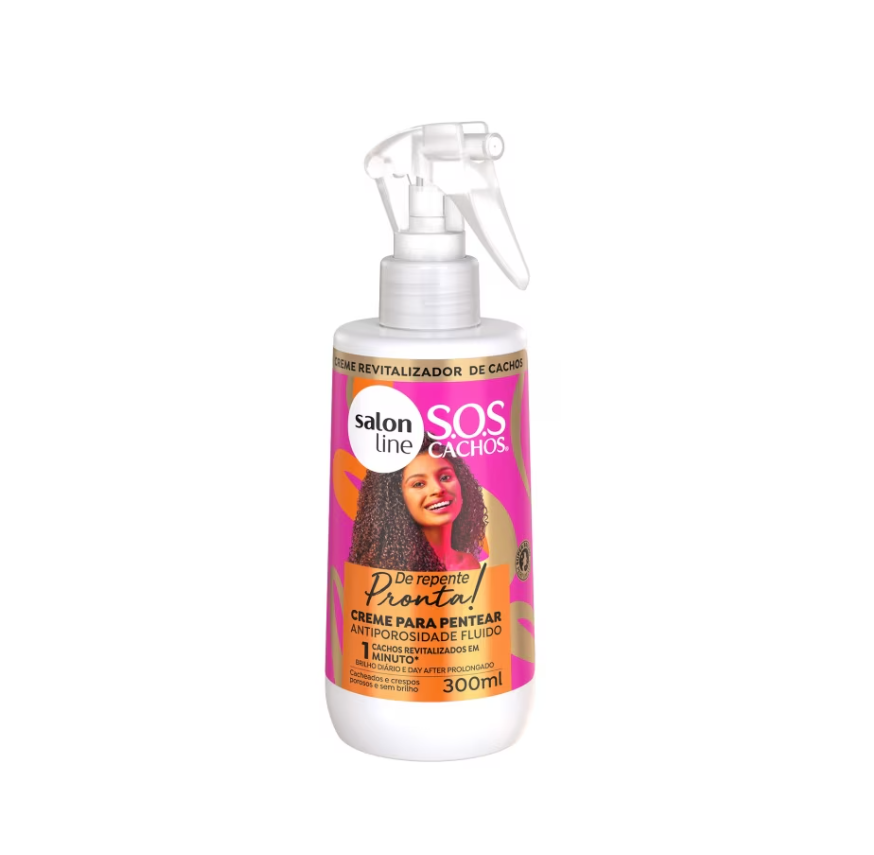 Creme para Pentear Fluido SOS Cachos De Repente Pronta 300ml