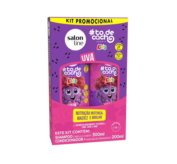Grape Shampoo and Conditioner Kit #todecacho Kids