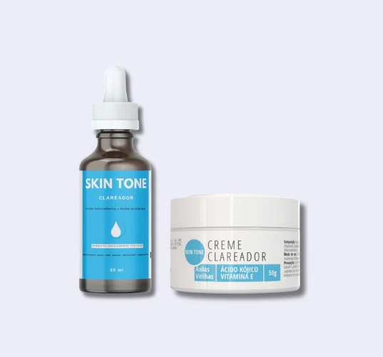 Lightening skin kit, cream and lotion