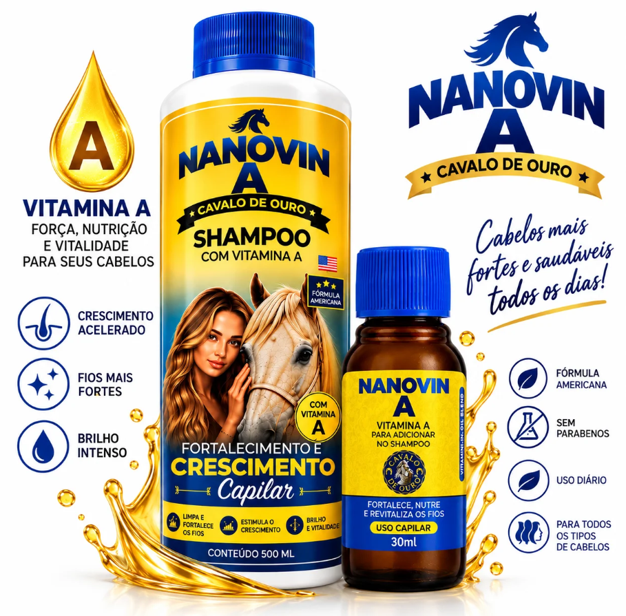 Hair Growth Shampoo 500ml + Vitamin A 30ml