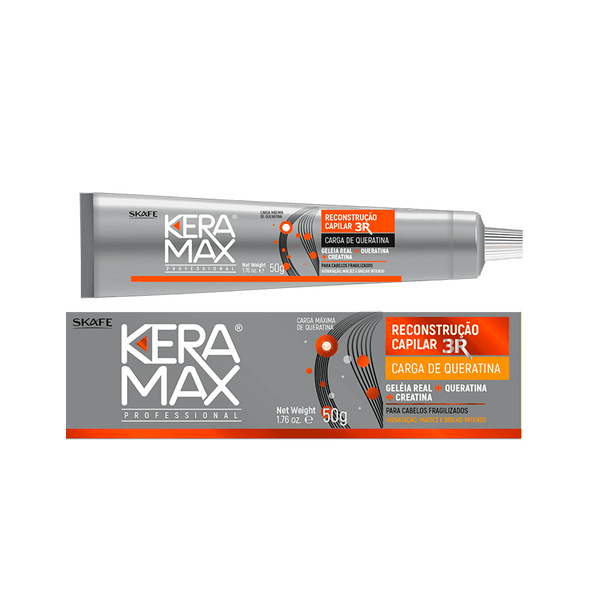 Carga de Queratina Keramax Reconstrução Capilar 50g