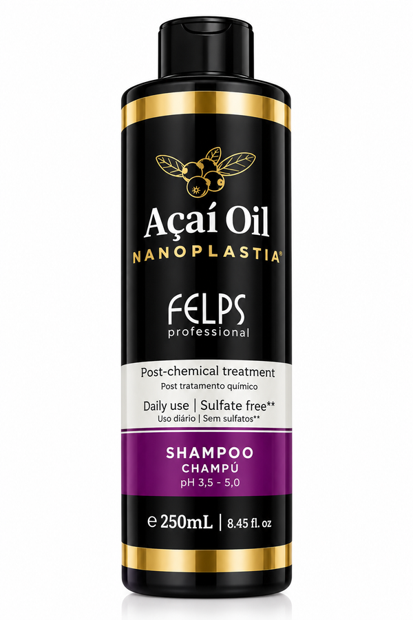 Felps Professional Açaí Oil Nanoplasty Shampoo 250ml – Post-Chemical Treatment