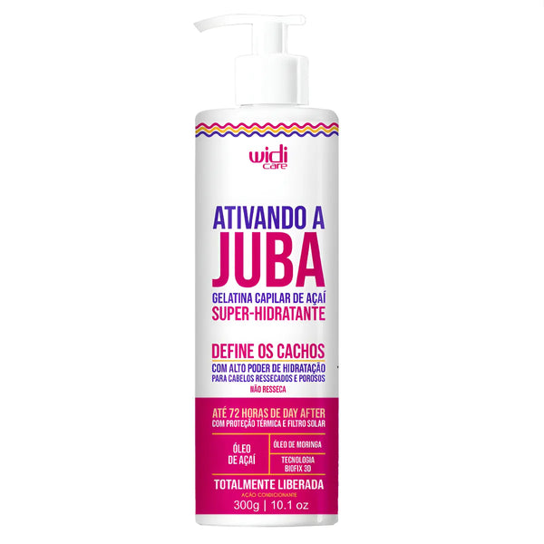 Ativando A Juba Super Moisturizing Gelatin  Acai 300g - Widi Care