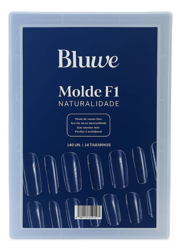 F1 Natural Gel Nail Mould 140 units