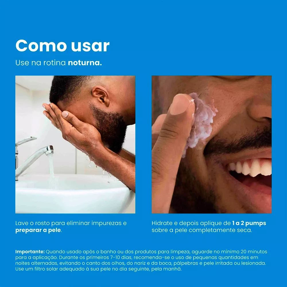 Creme retexturizador creamy skincare ácido glicólico 30g