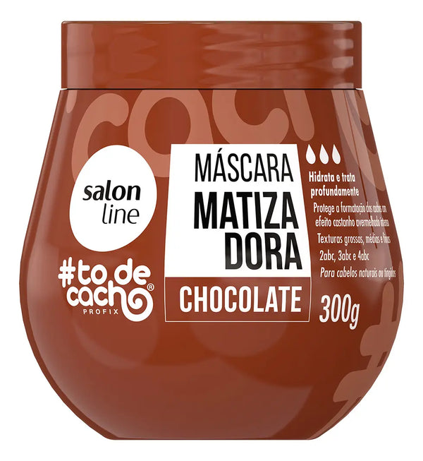 Chocolate To De Cacho Salon Line Tinting Mask 300g