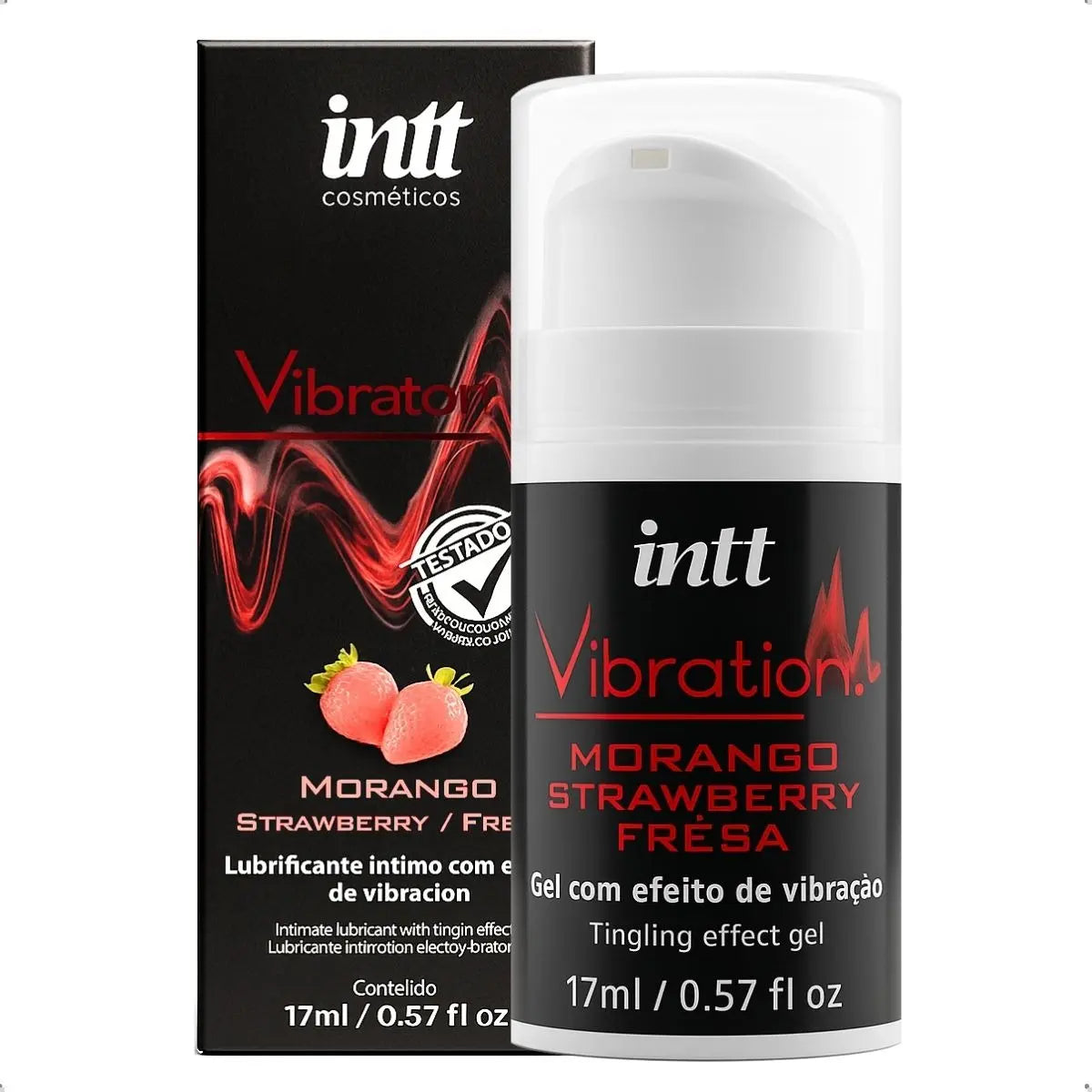 Vibration Exciting Gel Intt Kissable Apple Flavor Love 17ml