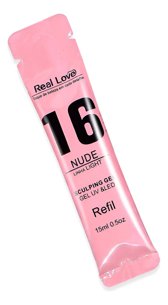 Refil para Gel de Alongamento para Unhas - Linha Light - 15ml - Real Love