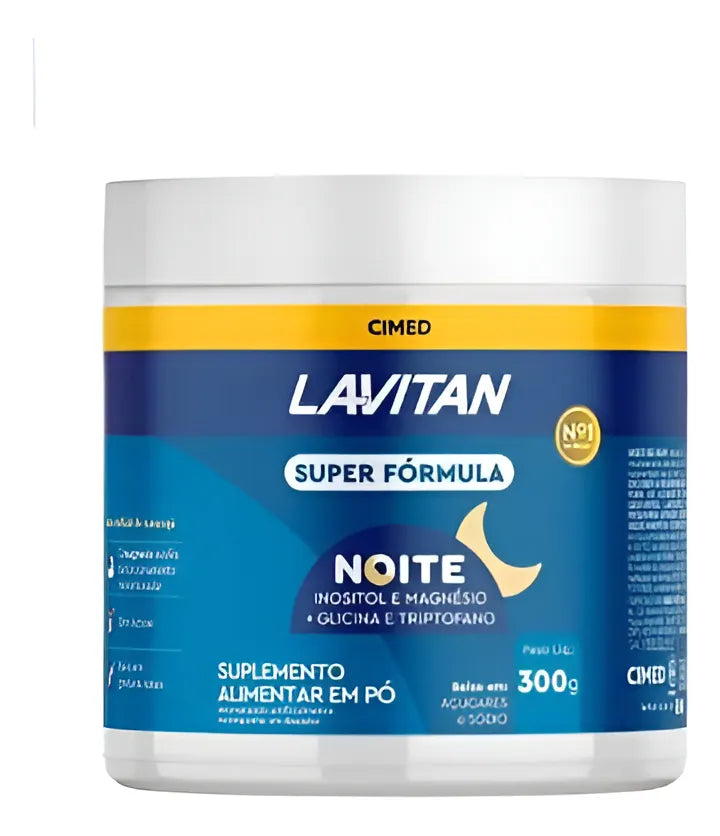 Lavitan Super Night Formula Magnesium Glycine Tryptophan 300g Passion Fruit