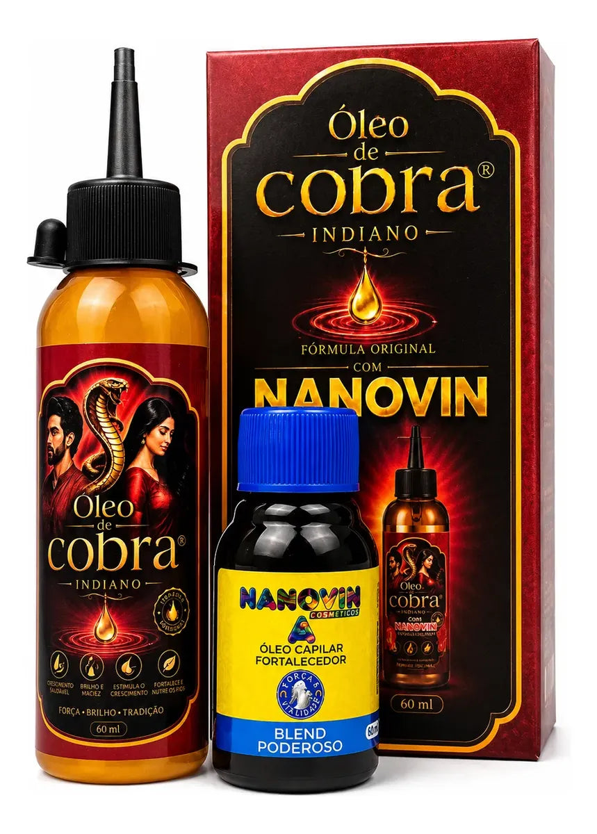 Nanovin Couple Kit 20 Indian Cobra Oil 60ml + Nanovin A