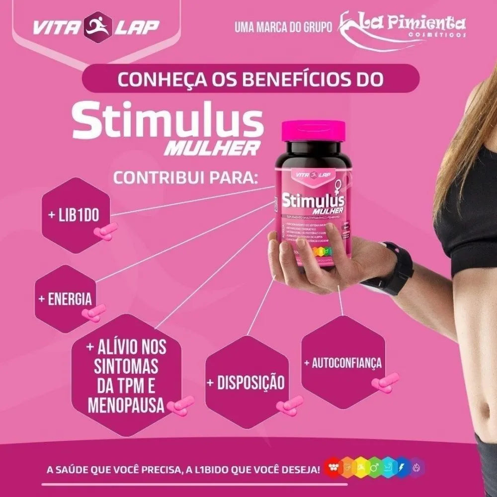 Suplemento Multivitamínico Stimulus Mulher Vita Lap - 60 caps
