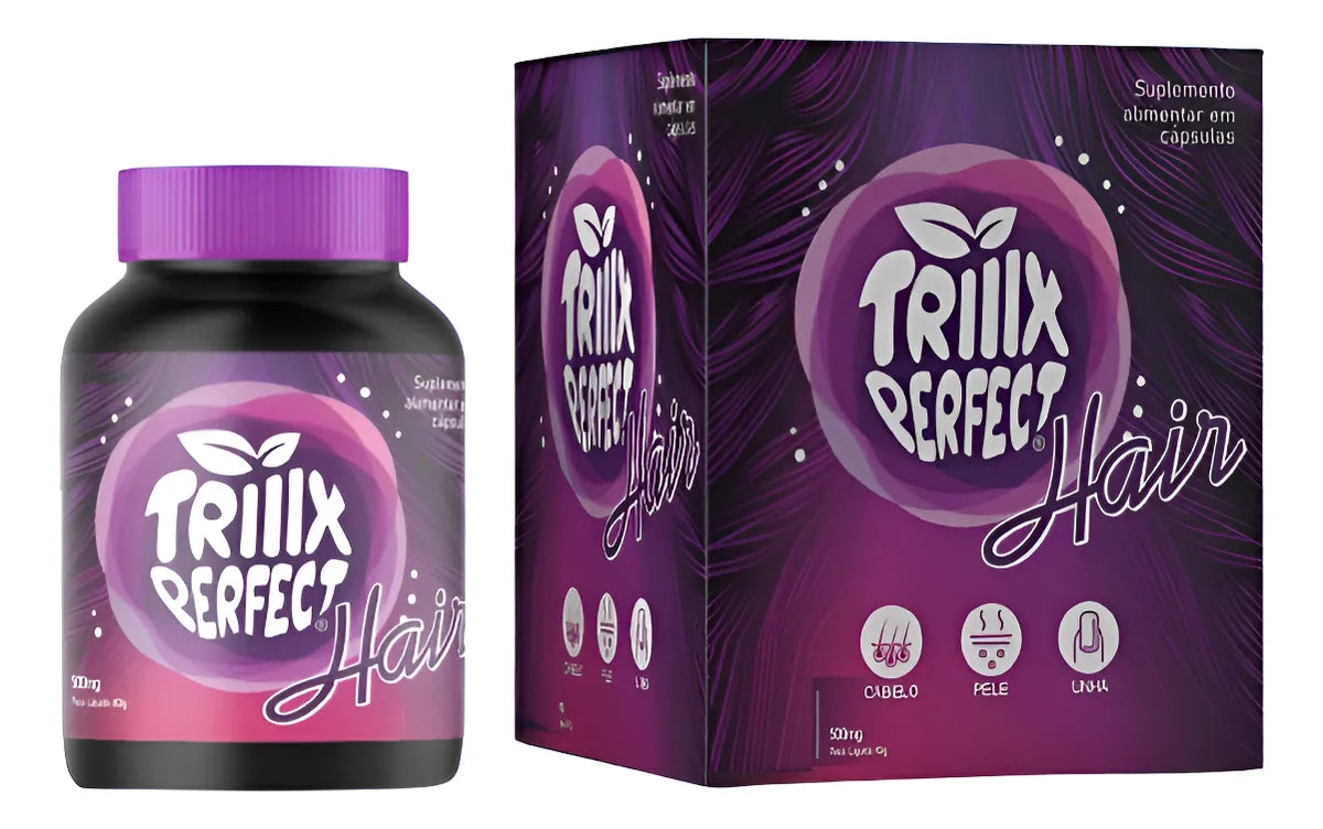 Triiix Hair Skin Hair Nails 60 Capsules Concentrated Softgel Flavorless