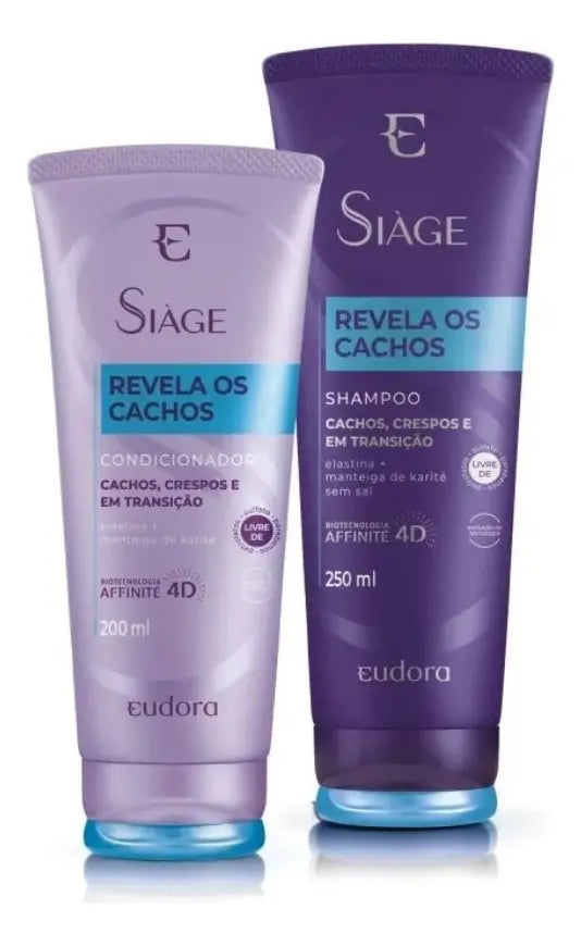 Siage Reveals Curls Kit Shampoo 250ml + Conditioner 200ml