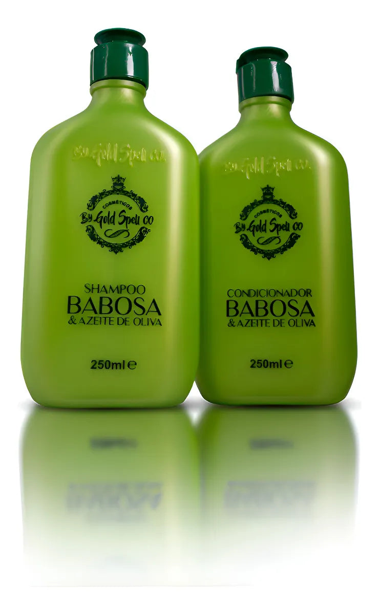 Gold Spell Cosmetics Shampoo and conditioner Aloe vera kit in a 250ml jar