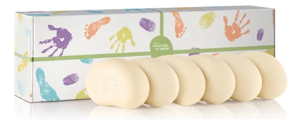 Natura Mamãe e Bebê bar soap, 25g, 6 units