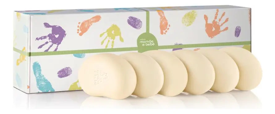 Natura Mamãe e Bebê bar soap, 25g, 6 units