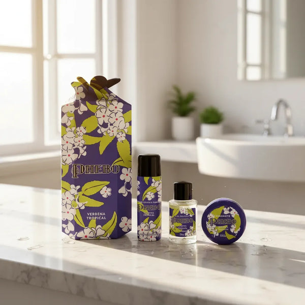 Phebo Tropical Verbena Origins Kit - Mini Cologne and Soap