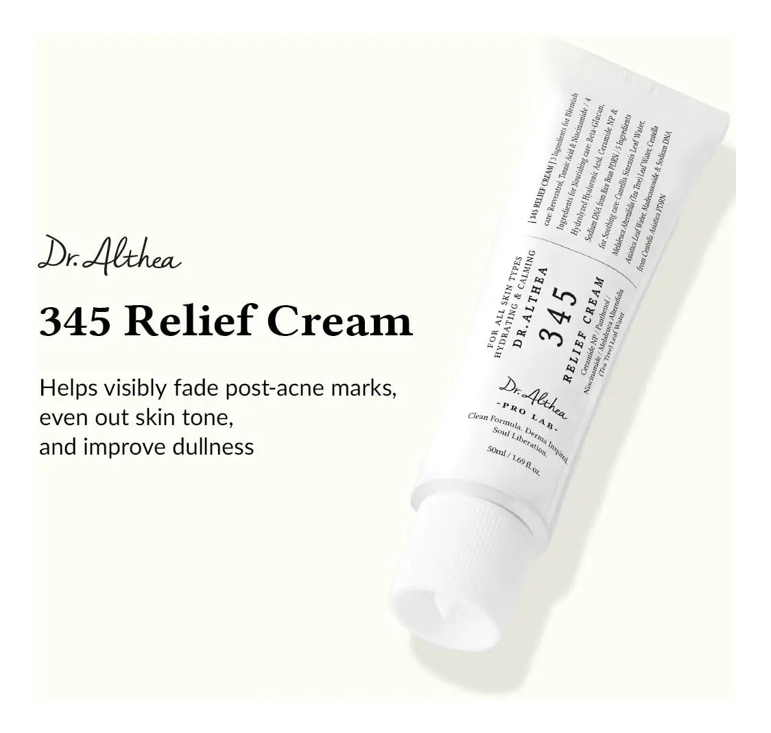 Facial Moisturizer 345 Relief Cream Dr. Althea