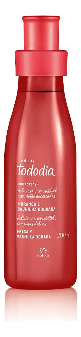 Natura Tododia Strawberry and Golden Vanilla Body Splash 200ml
