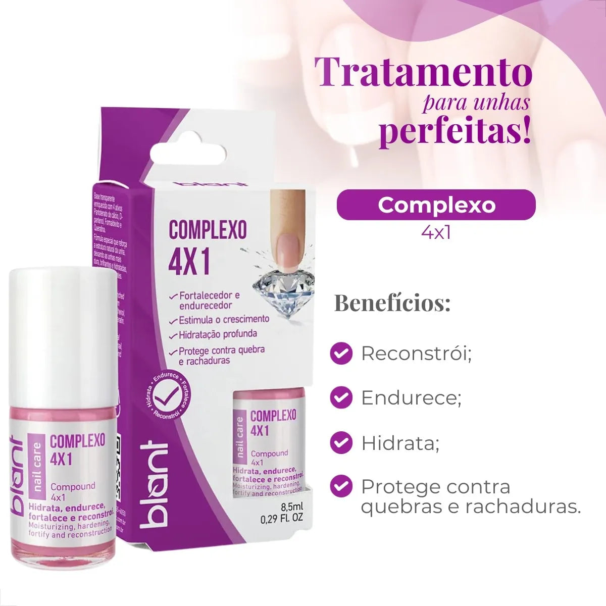 Blant Complex 4X1 Strengthening Base Coat for Nails