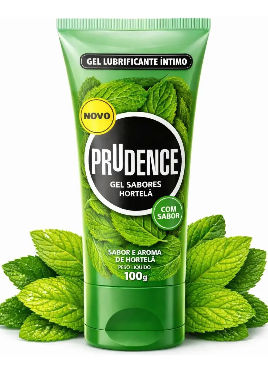 Prudence Mint Flavored and Aromatized Gel Lubricant - 100g