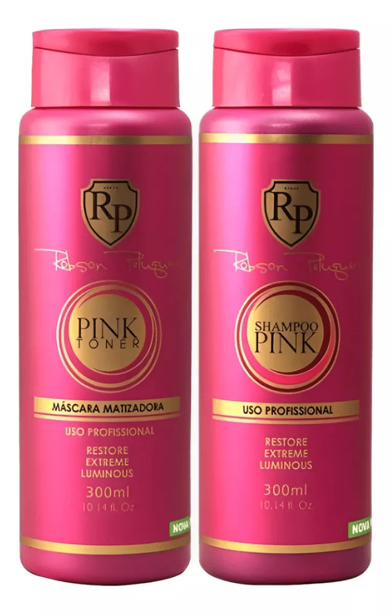 Kit Matizador Pink 300ml Loiro Champanhe Robson Peluquero Rp