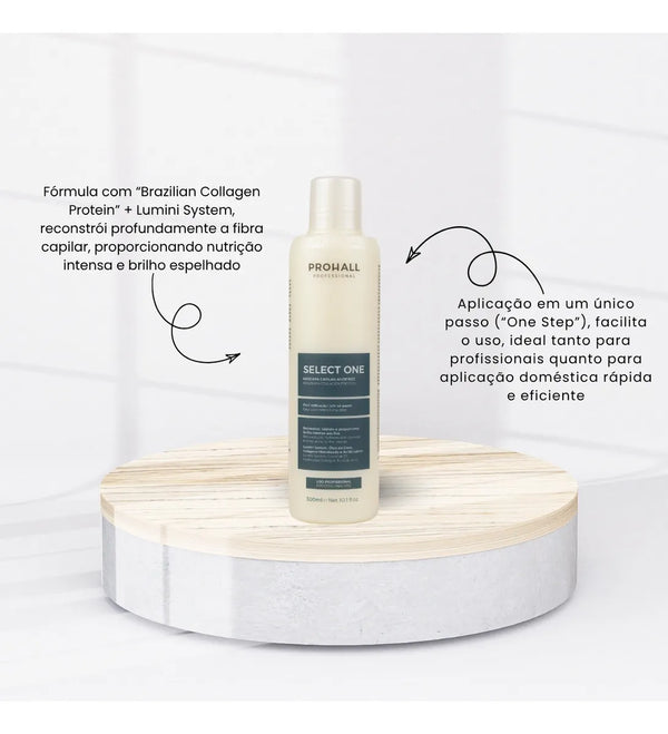 Hair Mask Select One Um só Passo - 300ml  Prohall