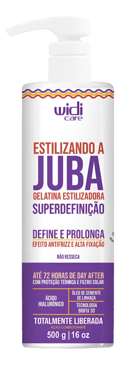 Widi Care Juba Gelatin Super Definição 500g Estilizando a Juba