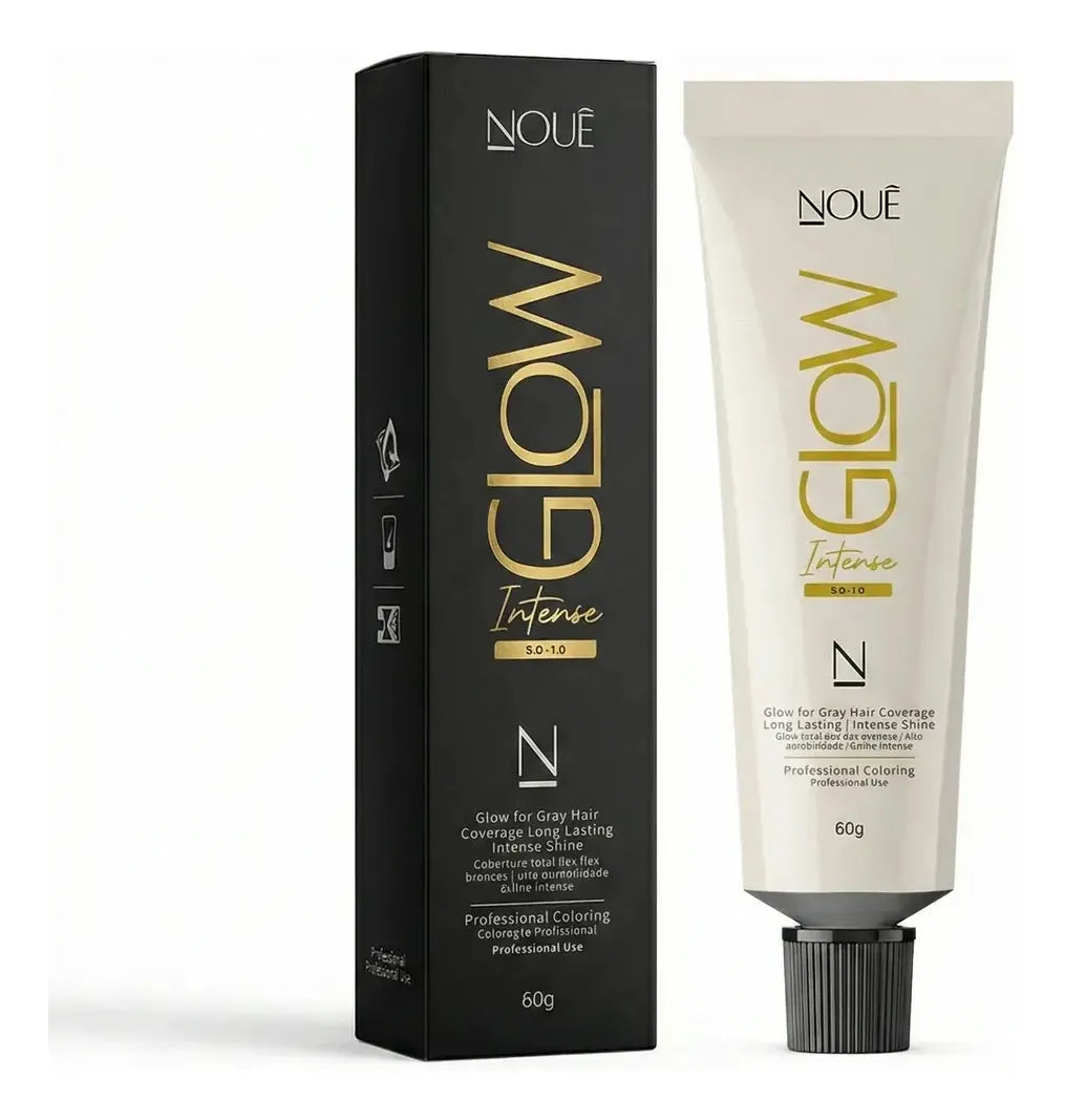 Nouê Glow Intense Hair Color 60g Gray Coverage Shine Bases 1 to 5