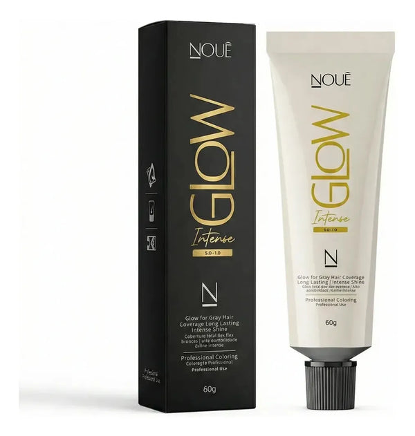 Nouê Glow Intense Hair Color 60g Gray Coverage Shine Bases 1 to 5