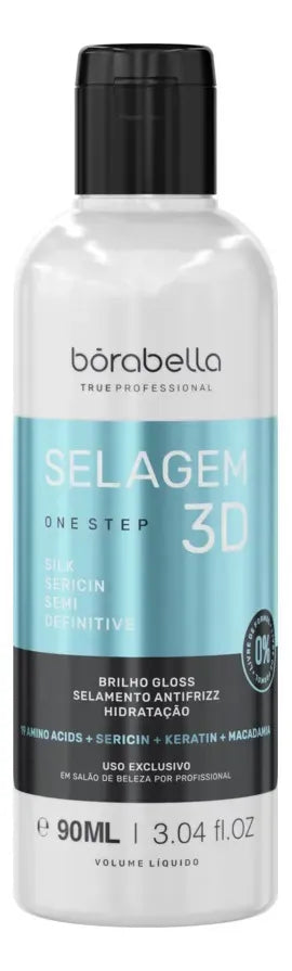 Borabella Selagem 3D antifrizz de 90mL