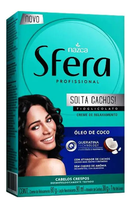 Relaxing Cream to Loosen Curls Sfera Coconut Oil Unique