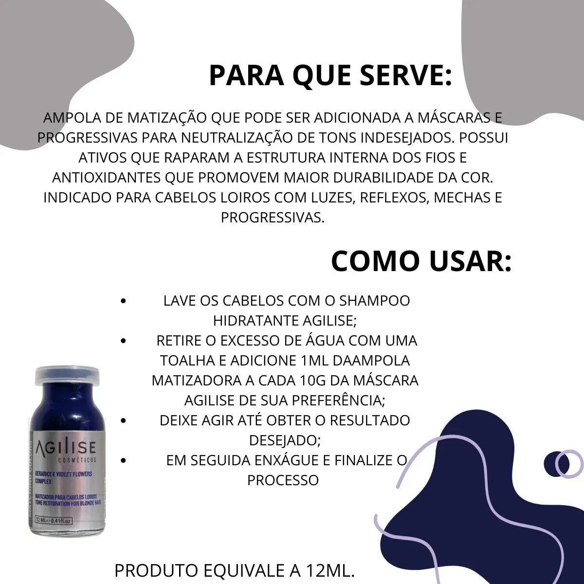 Agilise Blue Moisturising and Progressive Ampoule