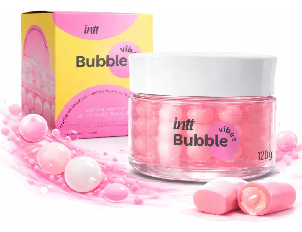 Bubble Vibes 3-in-1 Gel - Glides, Vibrates, Heats - 120g - Intt