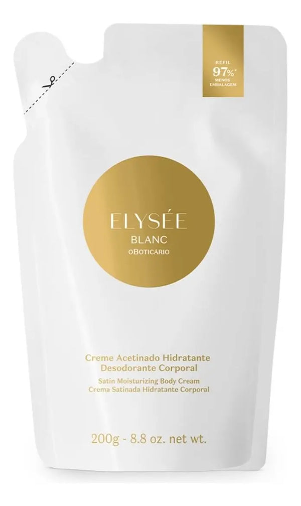 O Boticário Elysee Blanc Refill Deodorant Cream 200g