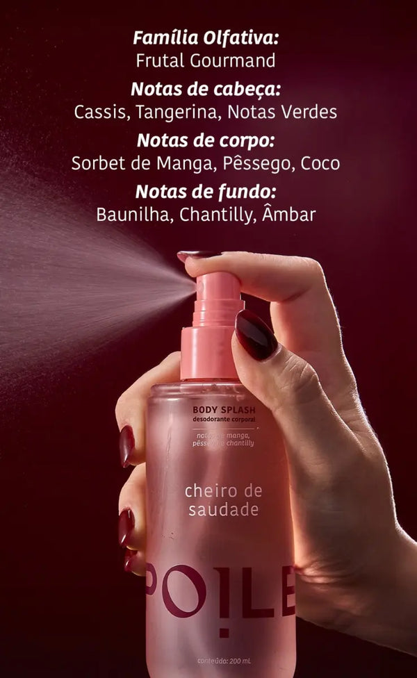 Body Splash Cheiro De Saudade Viih Tube Meu Spoiler 200ml