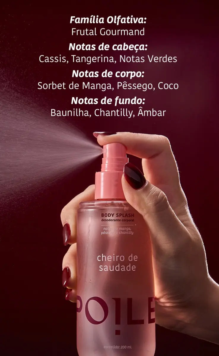 Body Splash Cheiro De Saudade Viih Tube Meu Spoiler 200ml