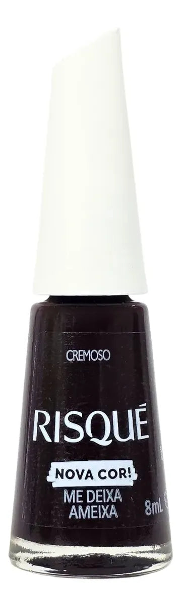Risqué Creamy Nail Polish "Leave Me" Plum 8ml