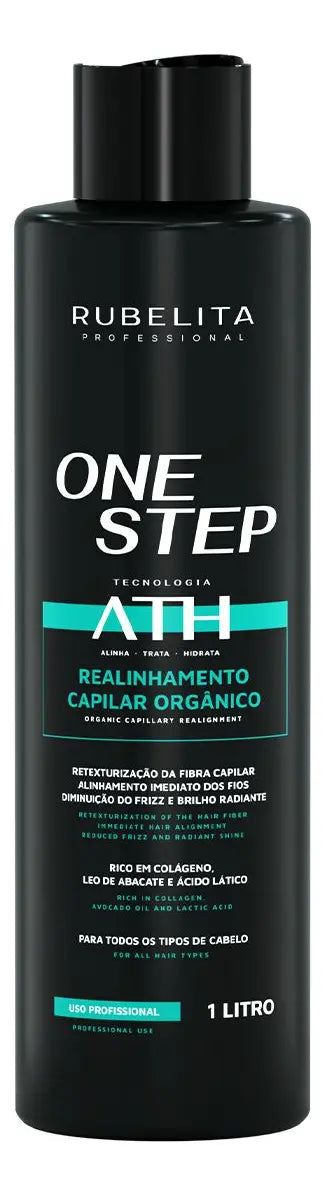 Rubelita Professional One Step Progressive Hair Straightening Treatment 1L