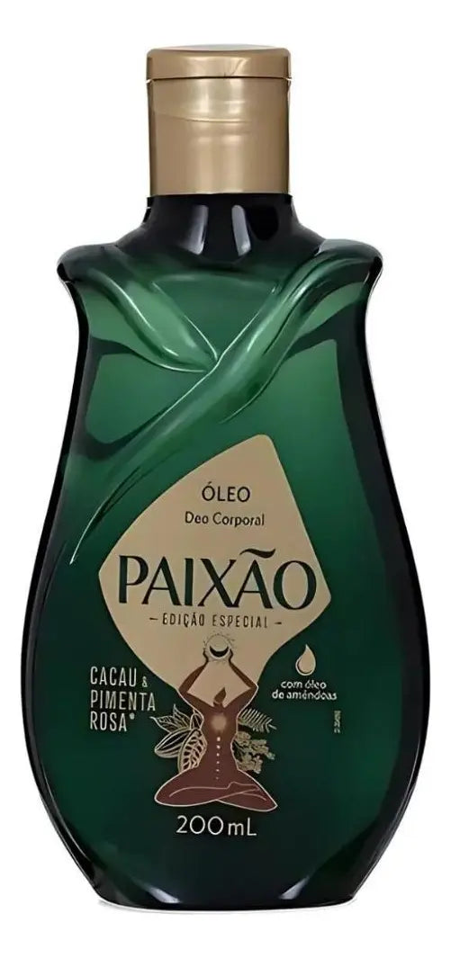 Paixão Cocoa and Pink Pepper Body Deodorant Oil 200ml